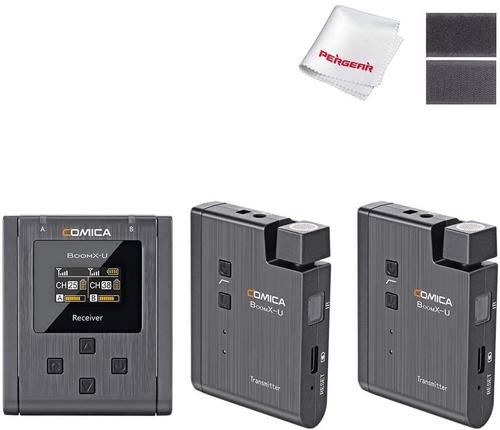 Comica BoomX-U U2 48 チャンネル ワイヤレス ラベリア マイクロフォン システム
