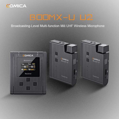 Comica BoomX-U U2 48 チャンネル ワイヤレス ラベリア マイクロフォン システム