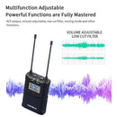 COMICA CVM-WM100 PLUS UHF 48チャンネル ワイヤレス デュアルラバリア マイクシステム