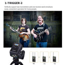 COMICA CVM-WM100 PLUS UHF 48チャンネル ワイヤレス デュアルラバリア マイクシステム