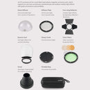 Godox AK-R1セット フィルター ディフューザーボール H200Rラウンドフラッシュヘッド