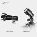 Godox AK-R1セット フィルター ディフューザーボール H200Rラウンドフラッシュヘッド