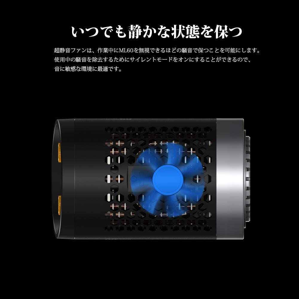 Godox ML60 手持ち式LEDビデオライト 60W 5600Kデュアルパワーソリューション