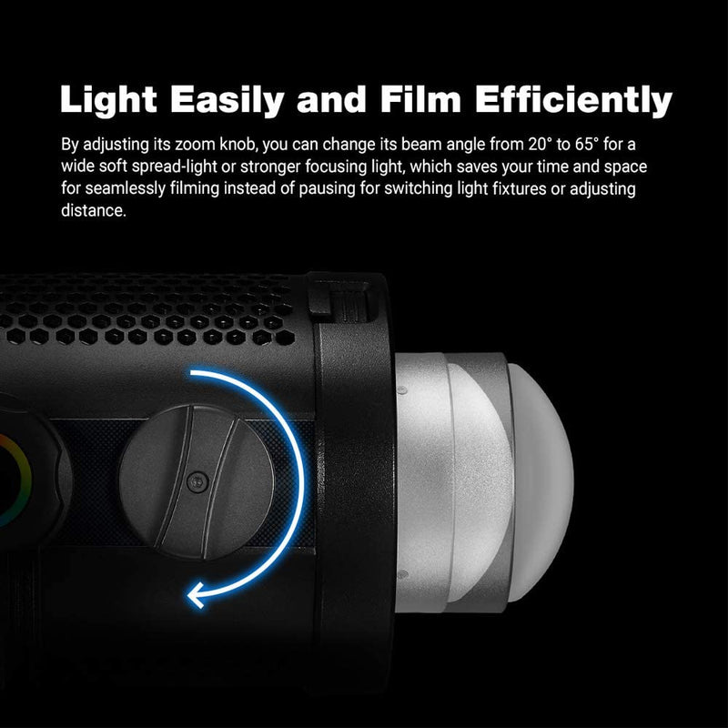Godox SZ150R RGB LED ビデオライト 150W バイカラーズーム対応 5色ディフューザー同梱