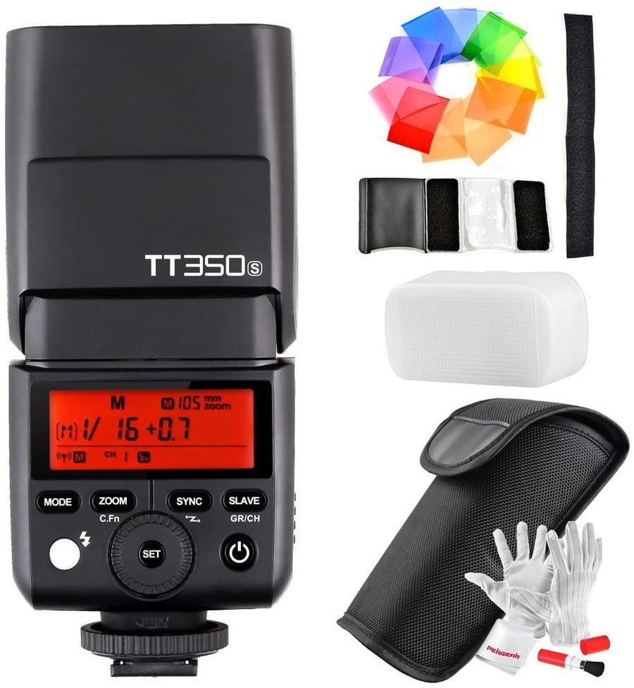 Godox TT350S ミニフラッシュ 2.4G HSS 1 / 8000s TTL 0.1〜2.2秒
