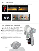 Godox TT350S ミニフラッシュ 2.4G HSS 1 / 8000s TTL