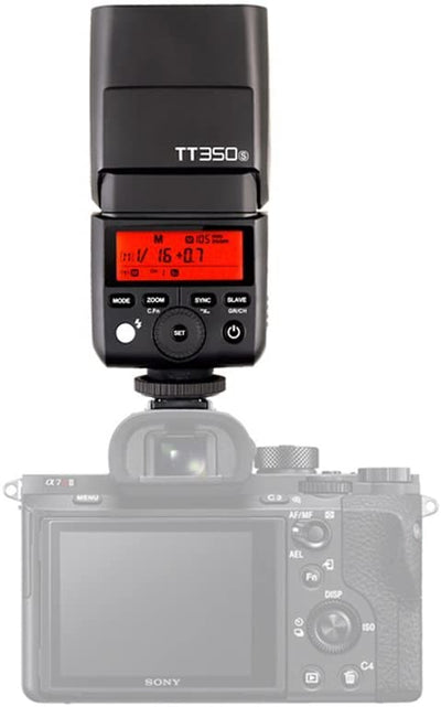 Godox TT350S ミニフラッシュ 2.4G HSS 1 / 8000s TTL 0.1〜2.2秒