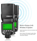 Godox Ving V860IIN/V860IIF/V860IIO/V860IIS/V860IIC 2.4G フラッシュ スピードライト ストロボ