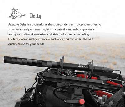 Aputure Deity ショットガンコンデンサーマイク