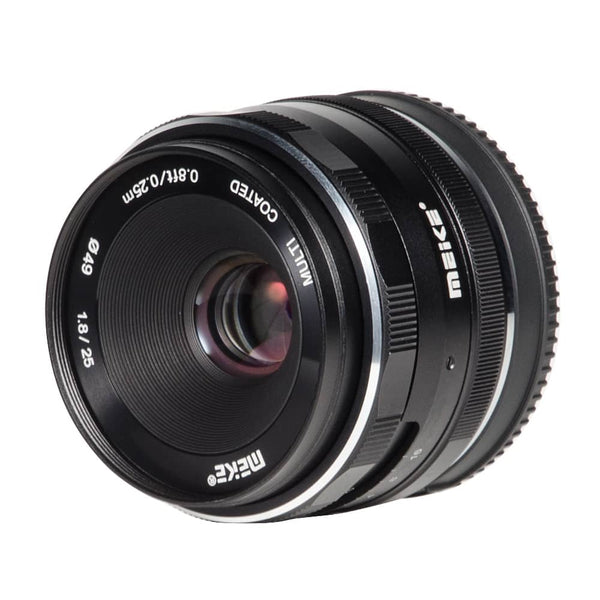 MEKE-25mm F/1.8 APSフレームレンズ 広角カメラ交換レンズ 手動ス