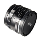 MEKE-25mm F/1.8 APSフレームレンズ 広角カメラ交換レンズ 手動スフォーカス（Canonマイクロシングル）