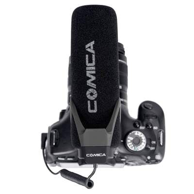 Comica CVM-V30LITEビデオマイクスーパーカーディオイドコンデンサーオンカメラショットガンマイク