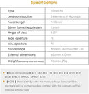 Pergear 10mm F8 レンズ 小型魚眼レンズ 超薄型  広角レンズ APS-C (Sony Eマウント)
