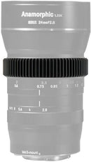 Pergear TPU フォローフォーカスリング SIRUI 24mm F2.8 1.33x Anamorphicレンズ対応