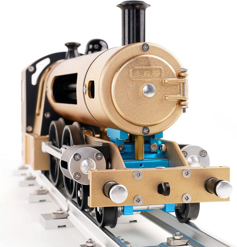 TECHING 蒸気機関エンジンモデル 経路付き フルメタル 蒸気機関車