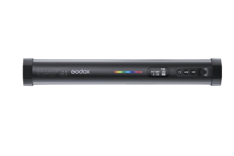 Godox TL30 フルカラーRGBチューブライト CRI 97 TLCI 99 2700k-6500K 明るさ調整可能