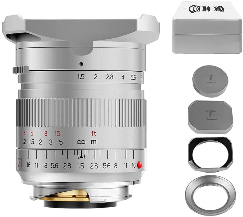 銘匠光学 TTArtisan 21mm F1.5広角マニュアル固定レンズ Leica カメラ 適応