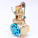 土星エンジン フルメタル 組み立て 単気筒 ガソリンエンジン モデル構築キット 学習 玩具 ギフト 職人車エンジンキット