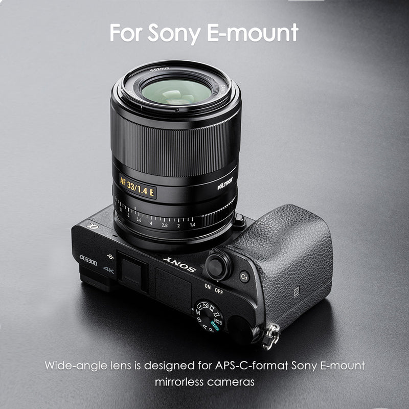 VILTROX 33mm F1.4 STM Eマウントオートフォーカスレンズ 大口径 SONY APS-Cカメラに対応