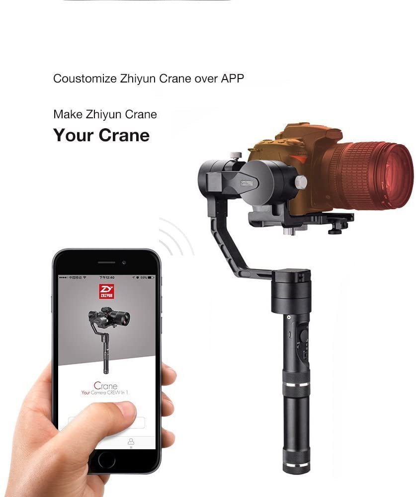 ZHIYUN Crane V2 3軸ジンバルスタビライザー ミラーレスカメラと