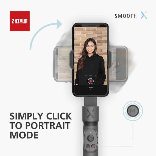 Zhiyun Smooth X 2軸電動ジンバル スマホスタビライザー スマート顔追跡