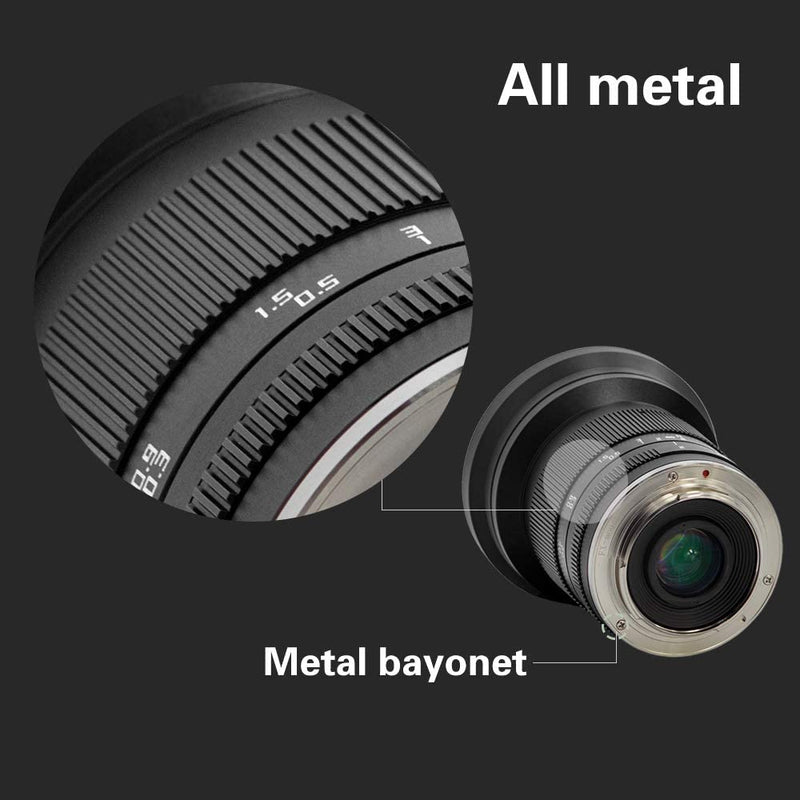 Zonlai 14mm F2 超広角 マニュアルフォーカス カメラ交換レンズ -- Canon EOS-Mマウント