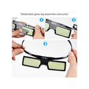 Pergear 144Hz DLP Link方式 アクティブシャッター 3Dメガネ(4組)